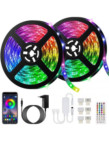 Ruban LED Bleutooth,10M Bande LED 300...